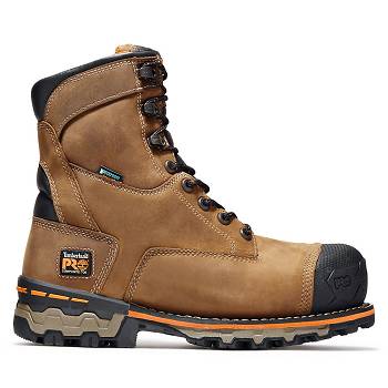 Timberland Férfi PRO Boondock 8" Comp Toe Munkavédelmi Bakancs Barna